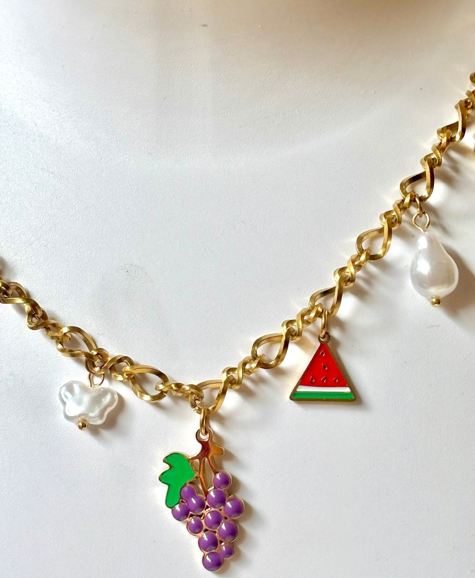 Berry Bliss Charm Necklace