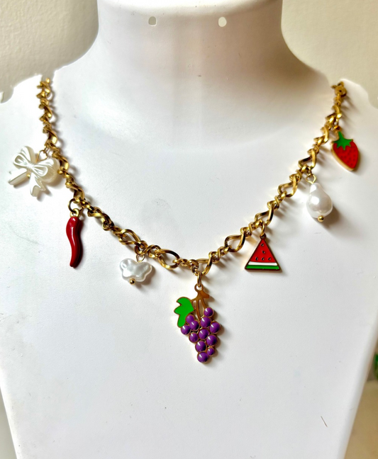 Berry Bliss Charm Necklace